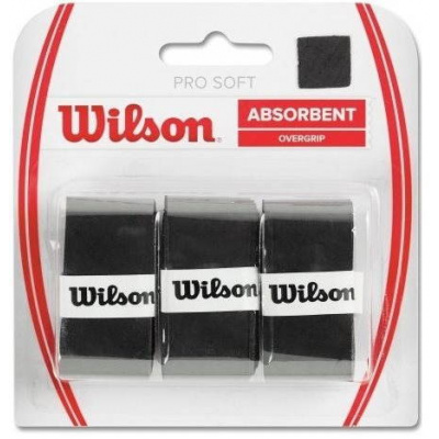 Wilson Soft overgrip 3ks černá