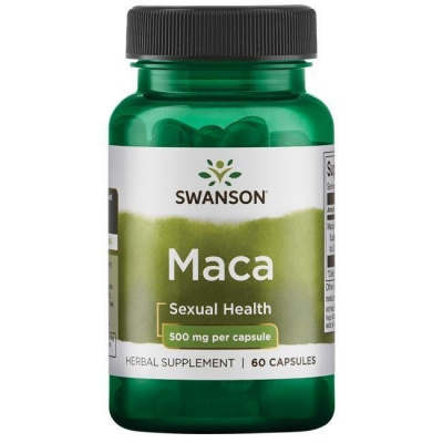 Swanson Maca Extract (Řeřicha peruánská) 500 mg 60 kapslí