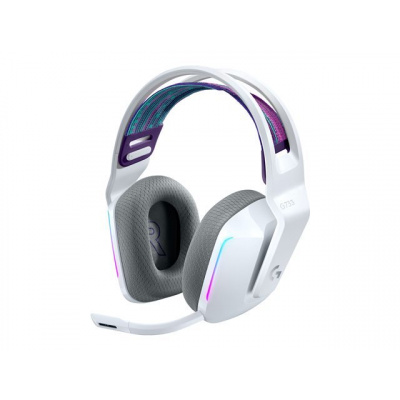Logitech G733 LIGHTSPEED Wireless RGB Gaming Headset - WHITE - 2.4GHZ - EMEA 981-000883