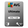 AVG Ultimate , 10 lic. 1 rok, digitální distribuce, ULT20T24NK-10