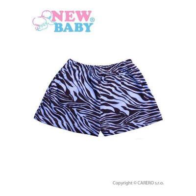 NEW BABY Dětské kraťasy New Baby Zebra modré Modrá 110 (4-5r)