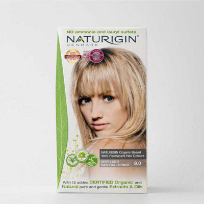 Přírodní světlá blond barva na vlasy - NATURIGIN Very Light Natural Blonde 9.0