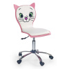 Halmar Dětská židle Kitty II, bílá / růžová