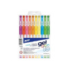 Gelové pero set 10ks GN1068-10 neon (Kancelářské potřeby ; Psací potřeby ; Kuličková pera a propisky ; Propiska ; gelová)