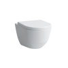 Laufen Pro WC závěsné 53x36 cm, Rimless (bez oplachového kruhu), hluboké splachování H8209660000001