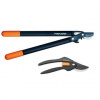 Fiskars SET nůžky na silné větve převodové M + nůžky jednoruční Fiskars 112290+111260