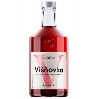 Žufánek Višňovka 20% 0,5 l (holá láhev)