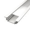 LEDprodukt LED lišta ZAPUŠTĚNÁ - bílá Délka: 2m, Typ krytky: Mléčná krytka zaklapávací (difuzor)