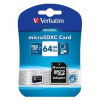 Verbatim paměťová karta Micro Secure Digital Card Premium 64GB UHS-I U1 (Class 10) 44084