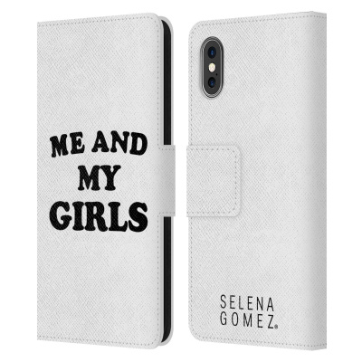 Pouzdro HEAD CASE pro mobil Apple Iphone X / XS - zpěvačka Selena Gomez - Me and my girls (Otevírací obal, kryt na mobil Apple Iphone X / XS Selena Gomez - Girls)