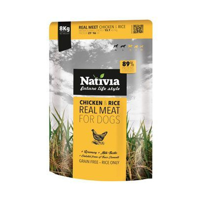 Nativia Real Meat Chicken&Rice 8kg