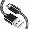 . Micro USB kabel vyrobený pro Samsung, HTC, Huawei, Xiaomi, Lenovo, Nokia, Sony (Rychlý USB kabel s konektorem Micro USB si poradí se synchronizací i nabíjením všech druhů zařízení s tímto konektorem