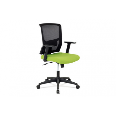 Kancelářská židle Autronic Kancelářská židle, látka zelená + černá, houpací mechnismus (KA-B1012 GRN)