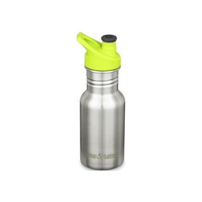 Dětská nerezová lahev Klean Kanteen Kid Classic Narrow w/Kid Sport Cap - 355 ml ml: brushed stainless