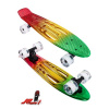 Karnage Penny skate board Karnage Chrome rasta