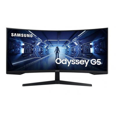 Samsung Odyssey G5/ LC34G55TWWRXEN/ 34"/ VA/ 3440x1440/ 165Hz/ 1ms/ Black/ 2R LC34G55TWWPXEN