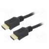 GEMBIRD CC-HDMI4L-10 Kabel; HDMI 2.0; HDMI vidlice,z obou stran; PVC; 3m; černá; 30AWG