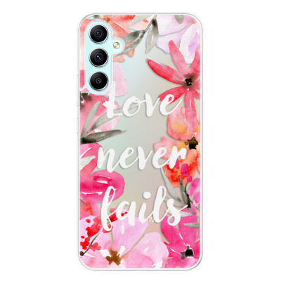 Odolné silikonové pouzdro iSaprio - Love Never Fails - Samsung Galaxy A34 5G