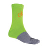Ponožky SENSOR Tour Merino Wool zelená/šedá M (6-8 UK)