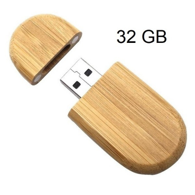 Woodrow Dřevěný USB flash disk 32GB - Bamboo - dřevo