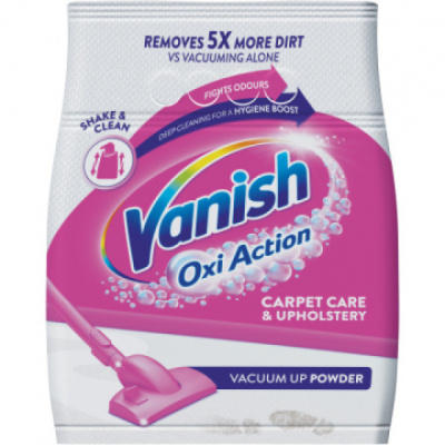 Vanish Shake & Clean, prášek na čištění koberců, 650 g