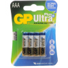 Baterie GP LR03 ULTRA PLUS ALKALINE (mikrotužka, AAA) 1,5V 4ks blistr