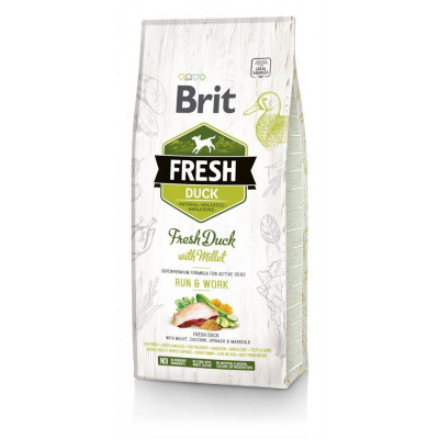 Brit Fresh Duck with Millet Active Run & Work 12 kg