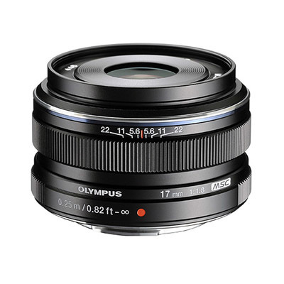 Olympus M. Zuiko Digital ED 17mm f/1.8 MSC Black