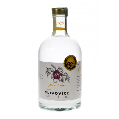 Slivovice, alk. 47 %, 500 ml - Palírna Anton Kaapl