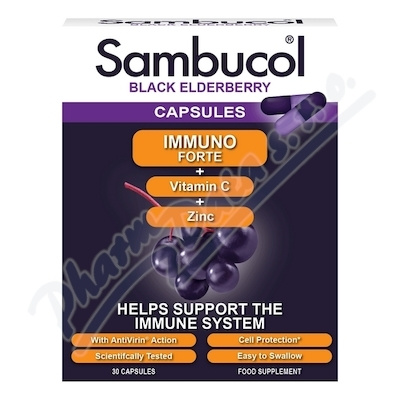 Sambucol Immuno Forte 30 kapslí