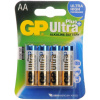 Baterie GP LR6 ULTRA PLUS ALKALINE (tužka, AA) 1,5V 4ks blistr