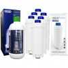 Aquafloow 6x vodní filtr Wesper kompatibilní s DeLonghi + odvápňovač Delonghi 500ml ecoDecalk