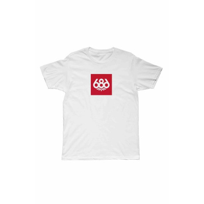 686 triko Knockout S/S T-Shirt White (WHT) velikost: S