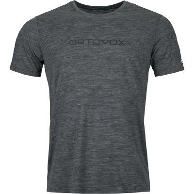 Ortovox 150 Cool Brand T-shirt M Velikost: M / Barva: black steel blend