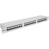 Intellinet 24-Port Cat6a Patchpanel geschirmt 1HE Kabeleinführung 90° abgewinkelt grau 24 portů patch panel 483 mm (19) 1 U šedá (RAL 7035)