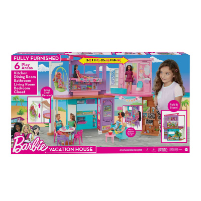 Domeček pro panenky Barbie Prázdninový domeček 32,8 cm