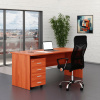 Rauman Sestava kancelářského nábytku SimpleOffice 1, 180 cm, třešeň