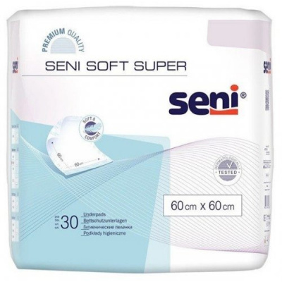 SENI Soft Super 60x60 cm—Podložky absorpční 5 ks