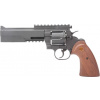 Airsoftový revolver Python 357 Evil - černý, celokov, GNB, Verze 2, King Arms