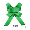 Stahovací mašle Basic 1/25 METAL - zelená (1 ks)