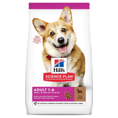 Hill's Science Plan Adult Small & Mini krmivo pro psy s jehněčím a rýží 1,5 kg