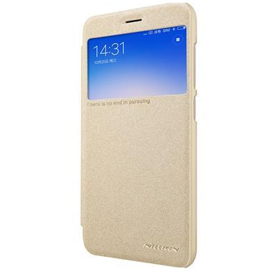 Nillkin Sparkle S-View Pouzdro GOLD zlatá barva pro Xiaomi Redmi 5A