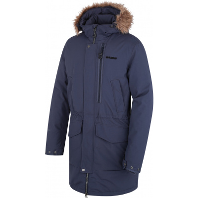Pánský zimní kabát HUSKY Nelidas M dark blue Velikost: L