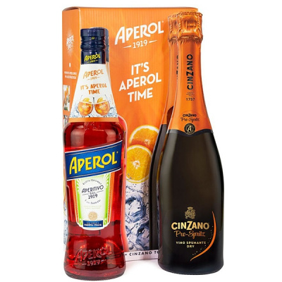 Aperol 11% 0,7 l + Cinzano Pro-Spritz 11,5% 0,75 l (set)