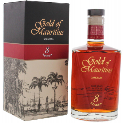 Gold of Mauritius Solera Dark Rum 8y 0,7l 40% (karton)