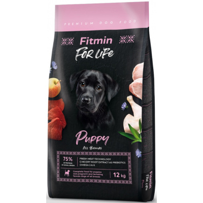 Fitmin dog For Life Puppy 12kg+1x masíčka Perrito+DOPRAVA ZDARMA (+ SLEVA PO REGISTRACI / PŘIHLÁŠENÍ ;))
