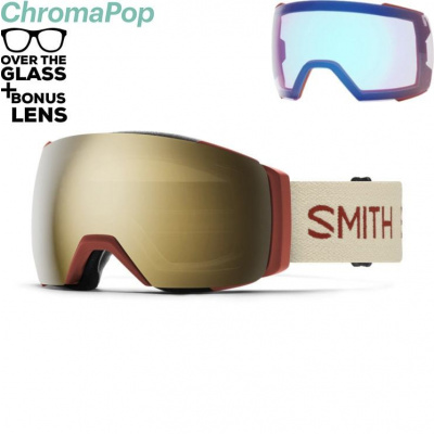 Snowboardové brýle Smith I/O Mag XL terra slash | cp sun black gold mirror+cp storm rose flash 24 - Odesíláme do 24 hodin