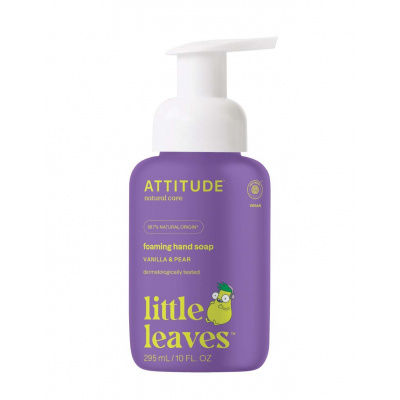 ATTITUDE Dětské pěnivé mýdlo na ruce : 295 ml : vanilka a hruška : little leaves™