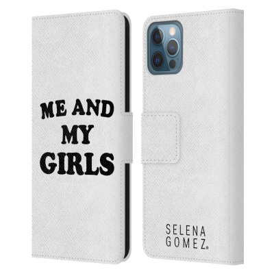 Pouzdro HEAD CASE pro mobil Apple Iphone 12 / 12 Pro - zpěvačka Selena Gomez - Me and my girls (Otevírací obal, kryt na mobil Apple Iphone 12 / 12 Pro Selena Gomez - Girls)