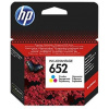 Hewlett Packard Inkoustová náplň HP 652, F6V24AE, 200 stran, CMY originální
